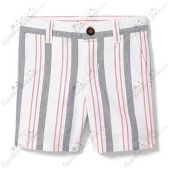Janie and Jack STRIPED OXFORD SHORT - Picture 1 of 5